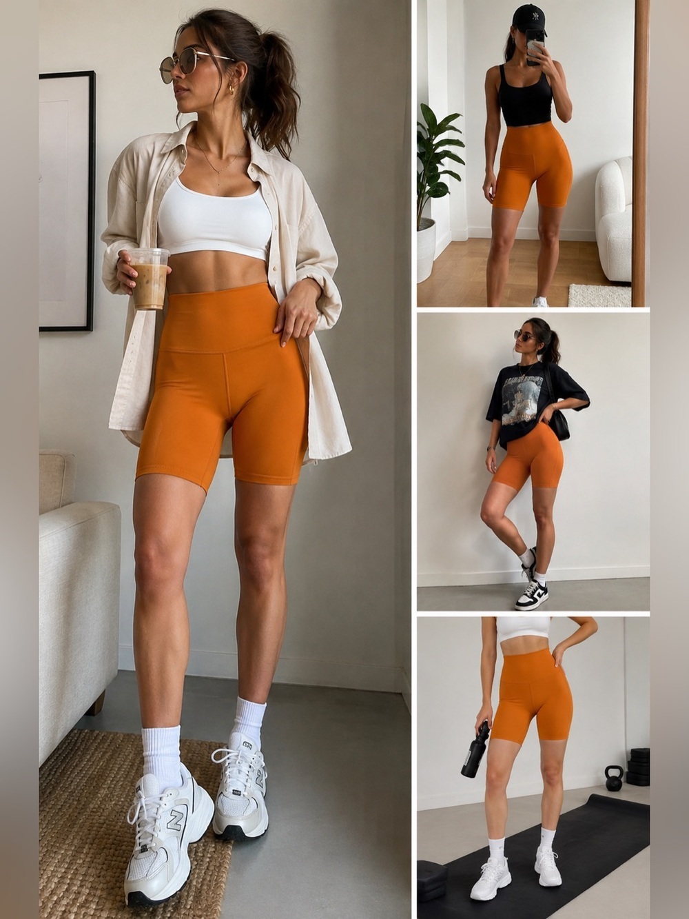 Offline by Aerie goals bike shorts hi-rise 7”